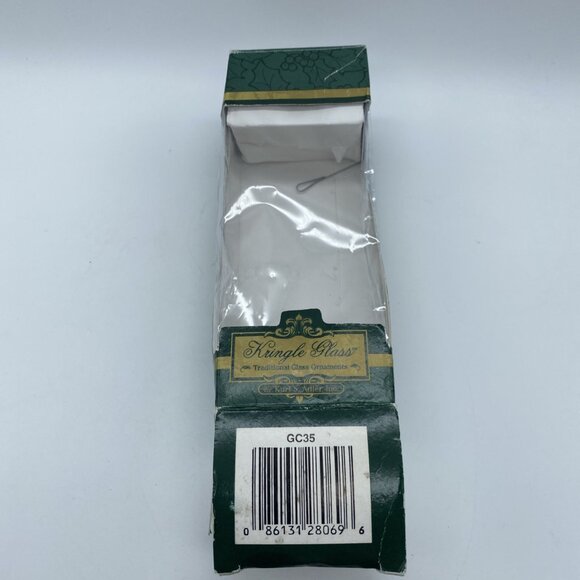 Kurt Adler Glass Pickle Ornament - Kringle Glass - Includes Story - Picture 5 of 10